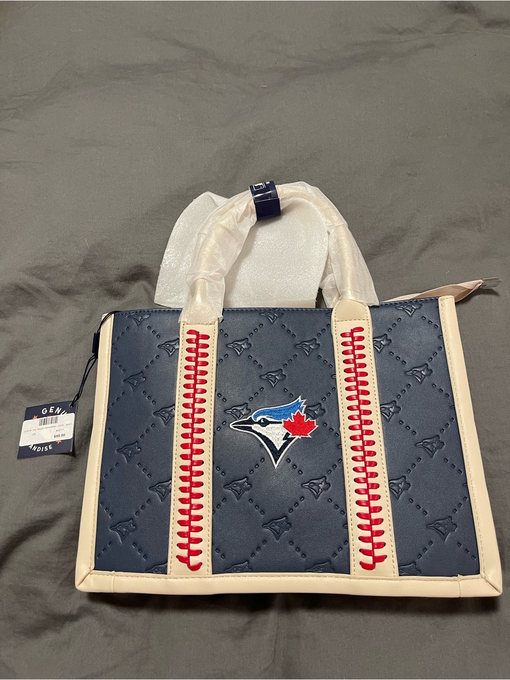 Montana West Blue Jays Embroidered Tote